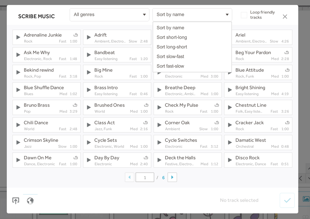 how to add audio in videoscribe
